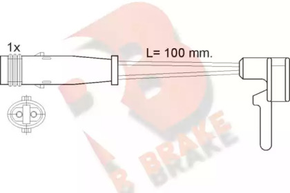 Контакт R BRAKE 610323RB